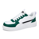 Men's Summer Breathable Trendy Versatile Casual White Sneakers for Teenagers Non-Slip Sports Thick-Soled White Shoes