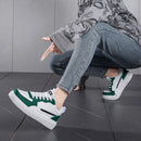 Men's Summer Breathable Trendy Versatile Casual White Sneakers for Teenagers Non-Slip Sports Thick-Soled White Shoes
