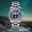 2025 New GLENAW Design Rainbow Circle Mechanical Watch Men Constellation dial Night Light Waterproof Top Luxury Mechanical Watch