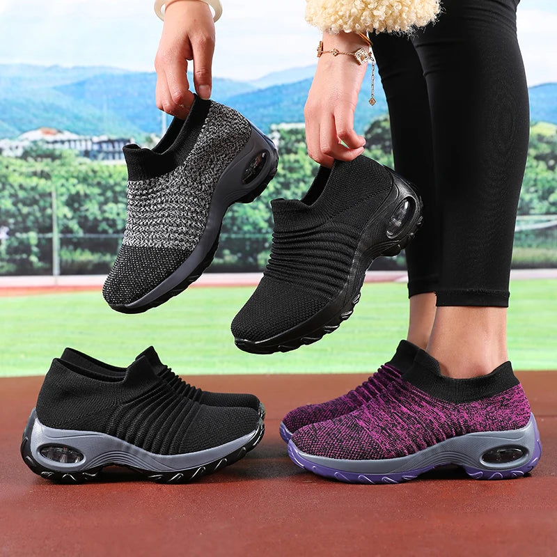Women's Sneakers Versatle Ladies Orthopedic Sneakers Platform Shoes Women Casual Shoes Non-slip Wear-resistant Tennis Women