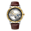 Mechanical Wristwatches Watches for Man Watches Golden Bridge Skeleton Automatic Mechanical Mens Watch reloj hombre montre homme