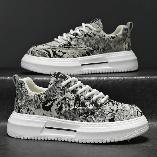 2025 Sneakers For Men Breathable Non-Slip Sport Shoes Male Fashion Casual Platform Shoes Comfortable Outdoor Running Shoes