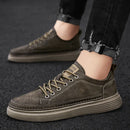 Classic Men's Sneakers Platform Slip on Casual Shoes for Men Leather Sneakers New Comfort Flat Shoes Spring Men's Loafers Shoes