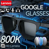 Lenovo Smart Bluetooth Sunglasses Glasses Call Outdoor Sports Headphones HIFI Black Technology Anti-touch UV For Men Women
