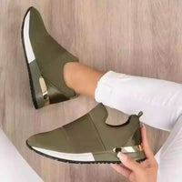 Women's Sneakers Breathable Mesh 2024 Hot Sale Spring Fashion Casual Comfortable Slip-On Solid Color Ladies Vulcanize Shoes