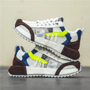Trend New Men's Shoes Non-Slip Breathable Casual Shoes for Men Fashion Designed Personality Lace-up Comfortable Men's Sneakers