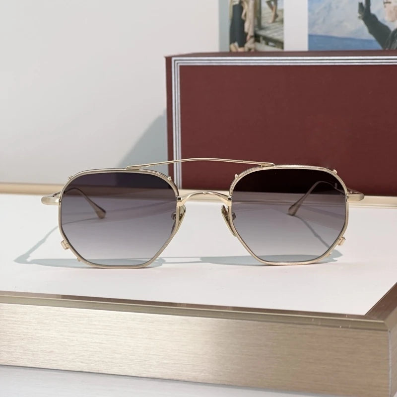 MARBOT Sunglasses Alloy Oval Women Men Fashion Popular Luxury Brand Women Sunglasses Designer  Shades Outdoor Retro