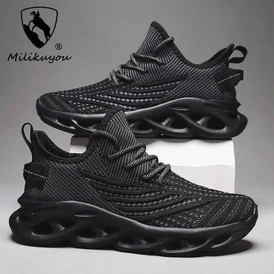 Sneakers Men Shoes Lightweight Male Shoes High Quality Men Mens Non-slip Shoes Mesh Breathable Soft Soled Shoe Non-slip 35-47