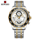 Fashion Watch Men Quartz Waterproof Luminous Hands Chronograph Men's Watches Stainless Steel Man Watch Male Clock