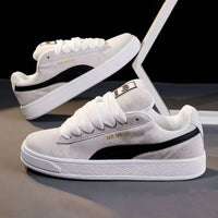 2025 New Women's Sneakers Fashion Versatile Breathable Casual Vulcanized Shoes Spring/Autumn Anti Slip Thick Soled Board Shoes