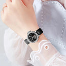 Deesio Women Watch Japanese Mechanical Movement Stainless Steel Flower Hollow Dial Waterproof Ladies Relogio Feminino Clock Gift