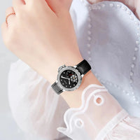 Deesio Women Watch Japanese Mechanical Movement Stainless Steel Flower Hollow Dial Waterproof Ladies Relogio Feminino Clock Gift