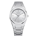 New Watches for Men Luxury Stainless Steel Strap Classic Business Waterproof Quartz Wristwatches Male Clock Relogio Masculino