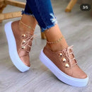 Women Casual Sneakers Woman Fashion Spring Leather PU Sneakers Female Platform Vulcanize Shoes Zapatillas De Mujer