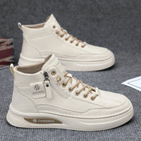 Male Sneakers High-top Loafers Skateboard Sports and Leisure Shoes for Men Men's Sneakers Non-Slip Soft and Comfortable New