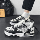 Men Sneakers Outdoor Casual Shoes Fashion Spring Breathable Vulcanized Shoes Comfortable Walking Shoe Platform Lace Up Men Shoes