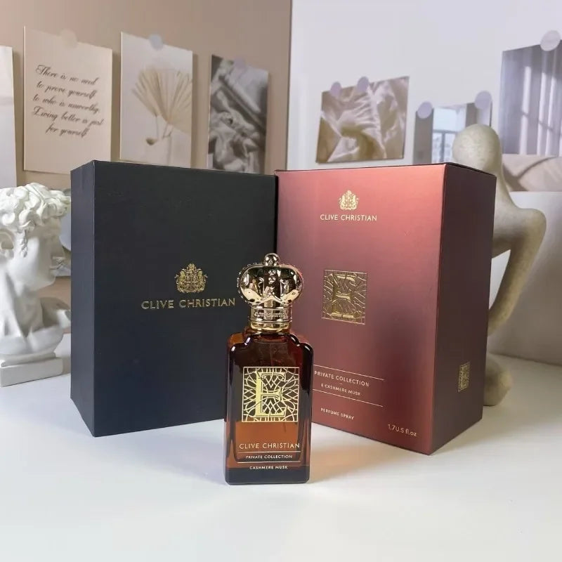 Clive Christian 50ml Amberwood Fresh Women Perfume Long Lasting Elegant Fragrance with Jasmine Rose Sandalwood Amber Musk