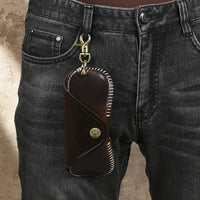 Full-grain Leather Handmade Retro Glasses Case, Sunglasses Storage Box