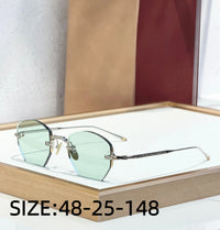 OATMAN Luxury Hexagonal No Frame Sunglasses Premium Alloy Business Elegant Handcrafted Designer Inspired Minimalist