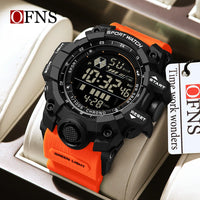 New sports watch fashion trend single waterproof electronic watch youth multi-function luminous watch