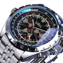 High-End Men's Watches Are a Stylish and Functionally Practical Mechanical Timepiece Made of Stainless Steel, Featuring a Hollow Design and a Large Dial. Its Attractive Appearance Makes It Suitable for Everyday Gifts, and It