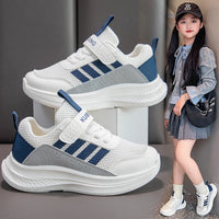 Children's Sneakers Kids Fashion Design White Non-slip Casual Shoes Boys Girls Hook Breathable Sneakers Toddler Outdoor Shoes