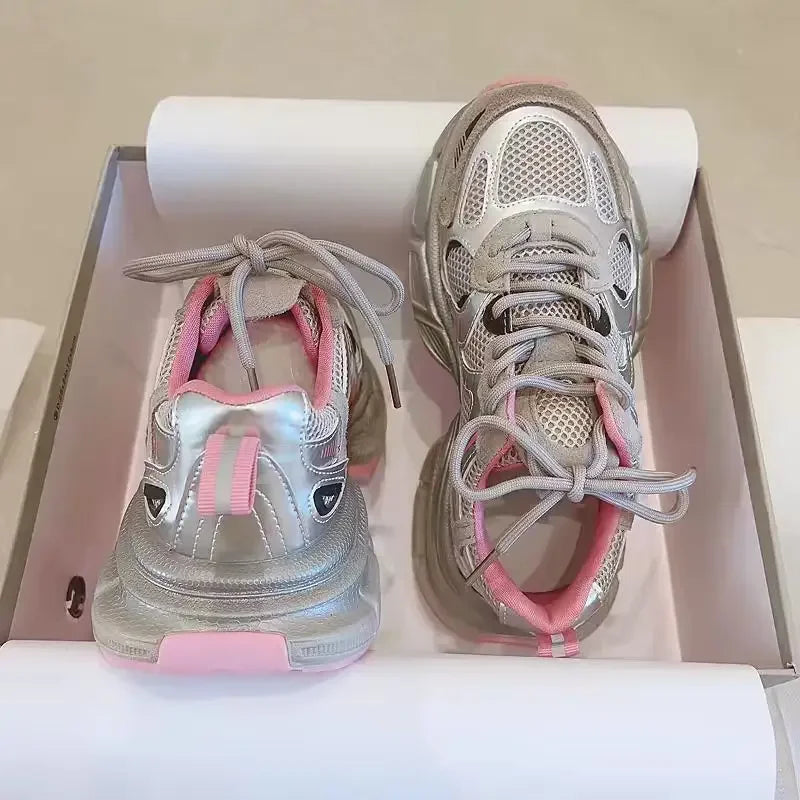 Women's Sneakers Shoes Spring Autumn Korean Vulcanized Shoe Y2k Fashion 2025 Trends Light Original Aesthetic 39 Ladies Footwear