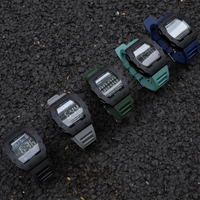 Watches For Man Fashion Sport Stopwatch Alarm Clock Silicone Strap Multifunctional Waterproof Fitness LED Electronic Watch