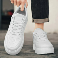 Men's Sneakers Platform Casual Shoes Soft Non Slip Running Shoes Trend Lightweight Flat Shoe Lace-up Shoes for Men Tenis Hombres