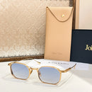 Top High Quality Sunglasses for Men Women For JOHN DALIA JD SAMUEL Business Retro Fashion Gold Alloy Frame Sun Glasses with box