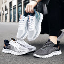 Sneakers new men's shoes trend foreign trade flying woven lace-up running shoes breathable Korean version of tide shoes