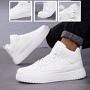 Men‘s Shoes Fashion High-top Sneakers High Quality Leather Casual Shoes Classic Lace Up Ankle Boots Sport Running Shoes for Men