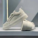 Men Platform Sneakers  Autumn New Low Help Height Increase Comfortable Board Shoes Outdoor Non Slip Cross Tied Casual Shoes