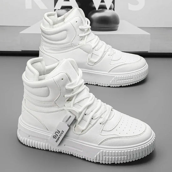 Men's Casual Sneaker Spring High-top Male Sneakers Shoes for Men Skateboard Sports Leisure Wear-resistant Non-Slip All-match New