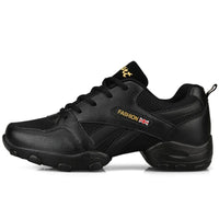 Men's Dance Sneakers Breathable Mesh Split Sole Modern Jazz Hip Hop Dance Shoes 602