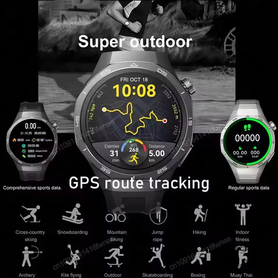 Smart Watches For Men Women 1.5" 360*360 HD Screen 330mAh Battery Heart Rate Sleep Health Bluetooth Call Watches For Man
