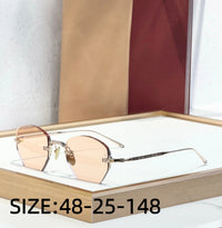OATMAN Luxury Hexagonal No Frame Sunglasses Premium Alloy Business Elegant Handcrafted Designer Inspired Minimalist