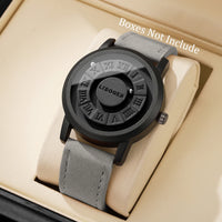 Fashion Magnetic Suspension Men Watches Casual Sports Roma Dial Wristwatches For Mens Clock（Without Box）