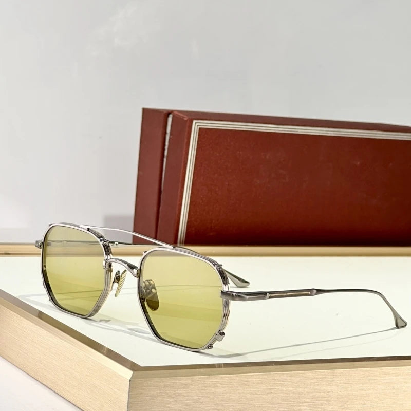 MARBOT Sunglasses Alloy Oval Women Men Fashion Popular Luxury Brand Women Sunglasses Designer  Shades Outdoor Retro