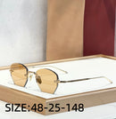 OATMAN Luxury Hexagonal No Frame Sunglasses Premium Alloy Business Elegant Handcrafted Designer Inspired Minimalist