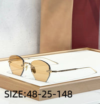 OATMAN Luxury Hexagonal No Frame Sunglasses Premium Alloy Business Elegant Handcrafted Designer Inspired Minimalist