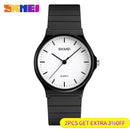 SKMEI 1419 Men Women Watches Simple Design Personality Teens 3bar Waterproof Quartz Wristatches Ladies Mes Relogio Feminino 1419