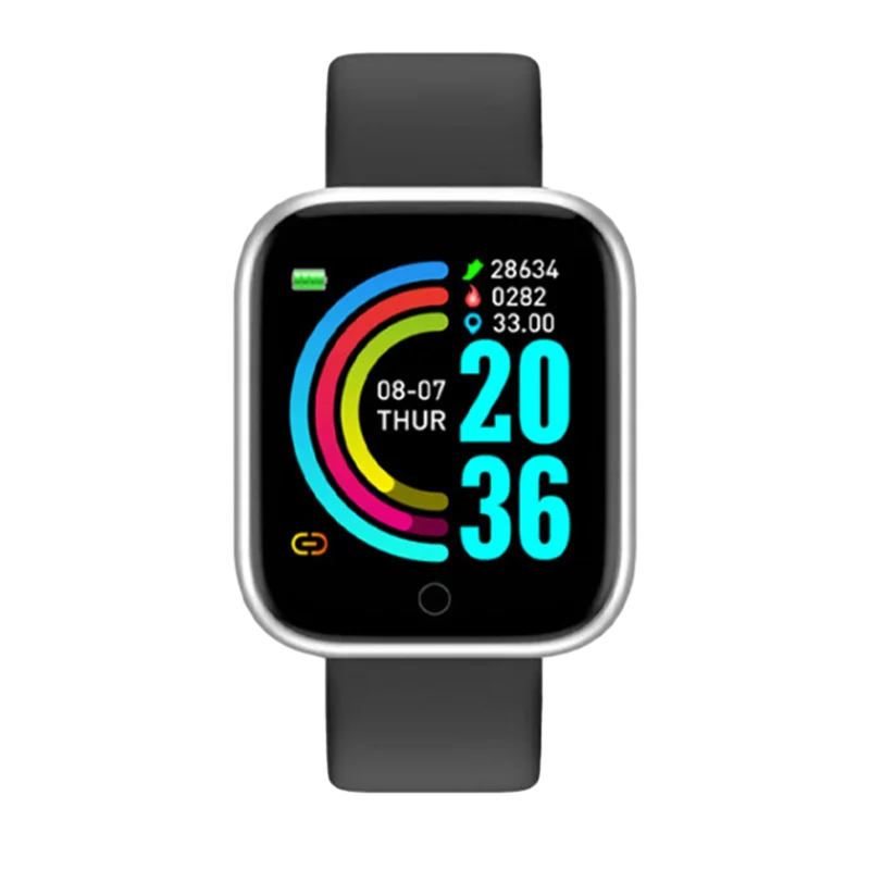 Sport Smart Watches Color Screen Life Waterproof Bluetooth Fitness Bracelet With Health Blood Pressure Heart Rate Sleep Monitor
