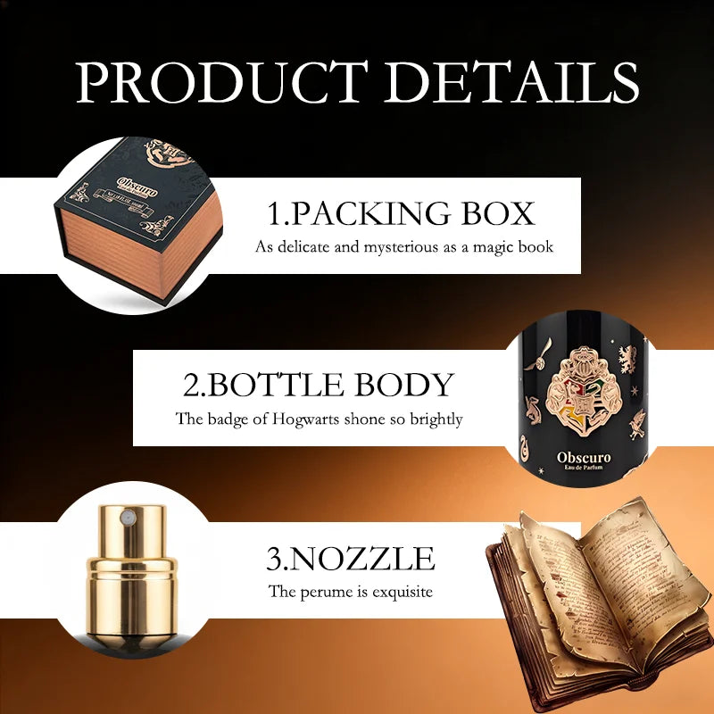 MINISO & Harry Potter Perfume For Men Original Luxury Arabes Woody Long Lasting Eau De Parfum Fragrance Gift For Men 100ML Spray