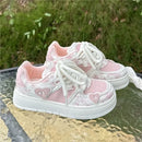 Korean High on Platform Sneakers Shoes for Women Sale Offers Deals Stylish Y2k Fashion Comfortable and Elegant 39 Woman Footwear