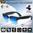 2026New 4K Ultra HD Color Change BT Call Smart Glasses AI Chat Music Player 800W Pixel Camera 1080P Video  AI Sports Glasses Men