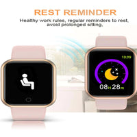Sport Smart Watches Color Screen Life Waterproof Bluetooth Fitness Bracelet With Health Blood Pressure Heart Rate Sleep Monitor