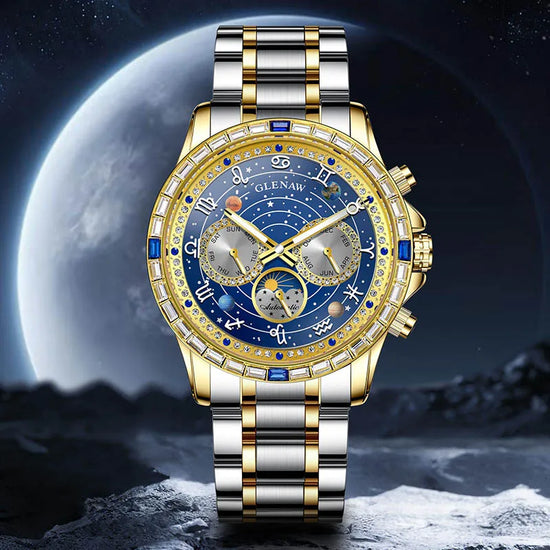 2026 Glenaw New high-end business fully automatic mechanical multifunctional men's watch fashionable waterproof luminous watch