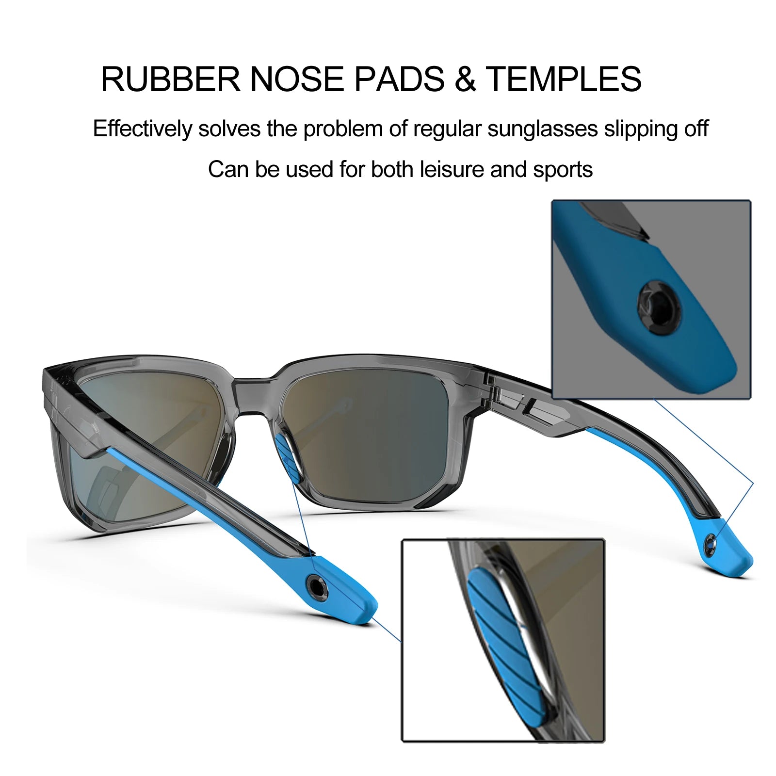 Suukaa Brand Polarized Sunglasses UV400 Protection for Men and Women Outdoor Hunting Fishing Driving Bicycle Sunglasses