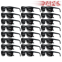 24PCS Fashion Eyewear Square Sunglasses Men Women Fishing Driving Man Luxury Brand Designer Sun Glasses